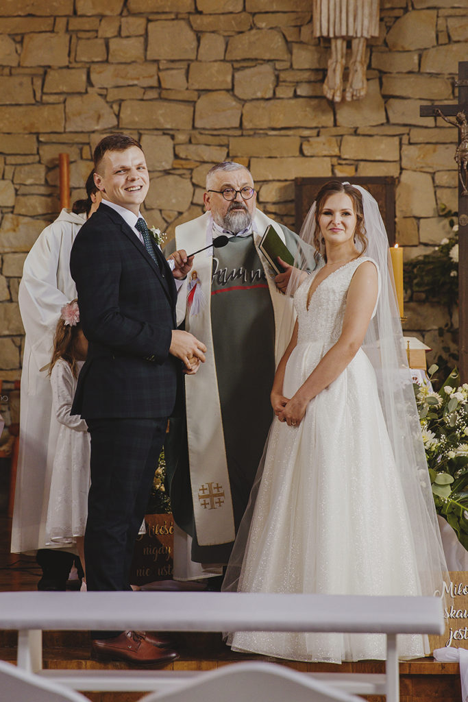 Wesele w Bartniku Sądeckim Gospodarstwo Pasieczne, Ślub w Jamnej