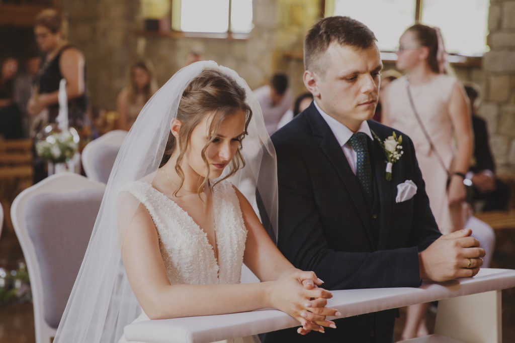 Wesele w Bartniku Sądeckim Gospodarstwo Pasieczne, Ślub w Jamnej